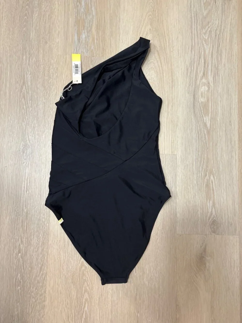 NEW Summersalt Sidestroke Asymmetrical One-Piece Swimsuit 6 Black Cutout Beach